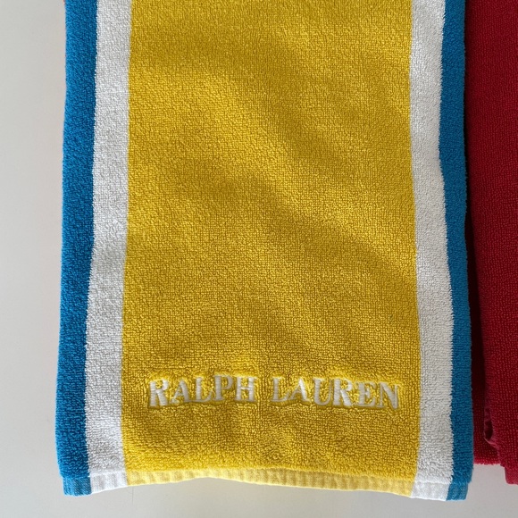 SOLD Vintage Ralph Lauren Beach Towels - Picture 3 of 4